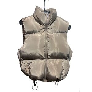 Women's Puffer Vest Faded Rose Size M Great Condition